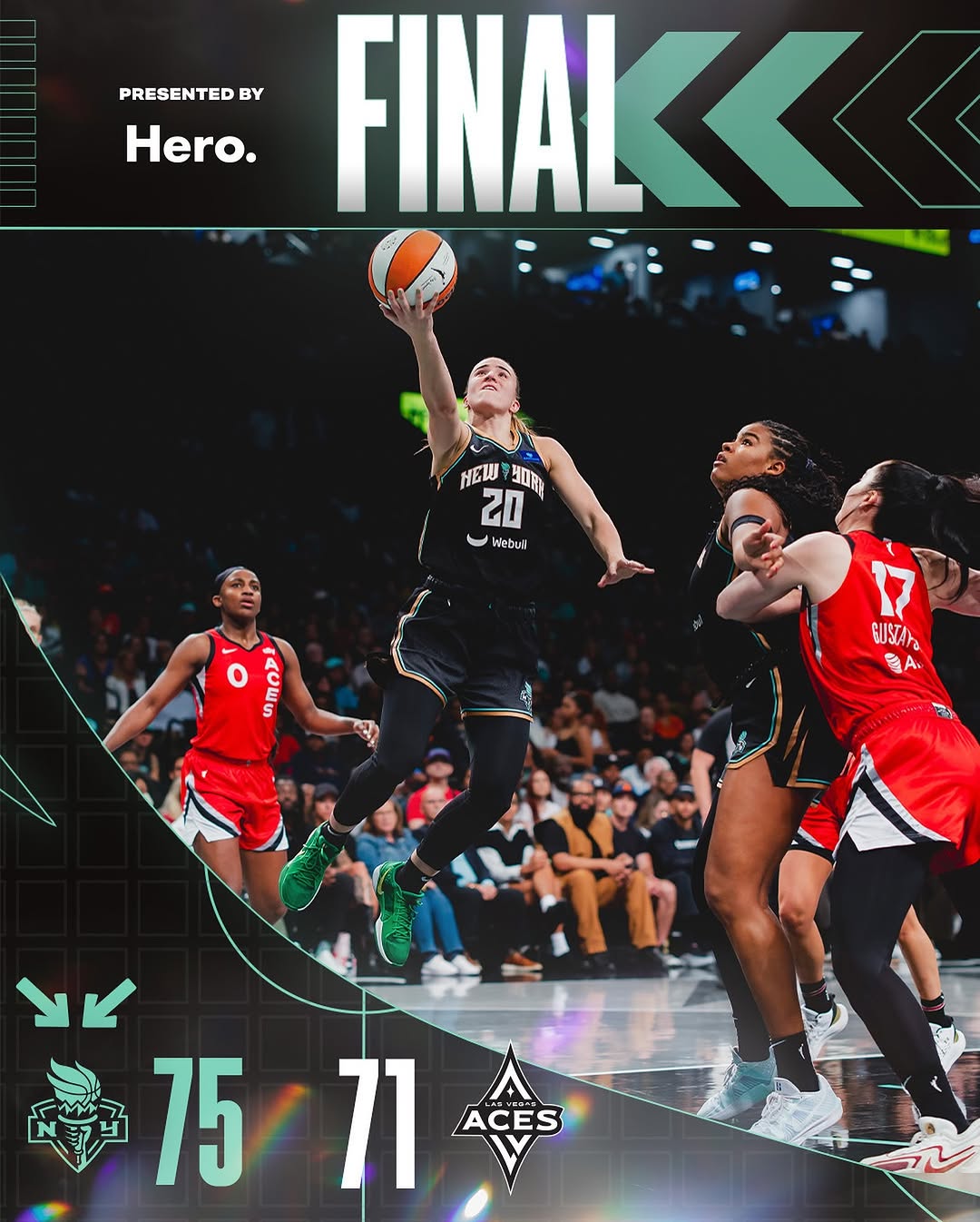 Instagram post by @nyliberty for Hero Cosmetics. Caption reads: GOOD SUNDAY FUNDAY DUBS 👐

#SEAFOAMSZN |....