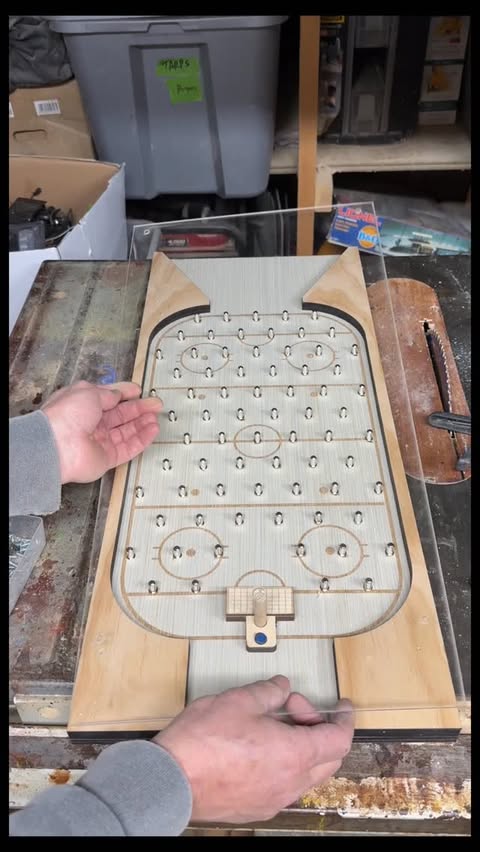 Instagram post by @thompsonwoodworks for xTool. Caption reads: [...] all kinds of other materials, this new xTool....