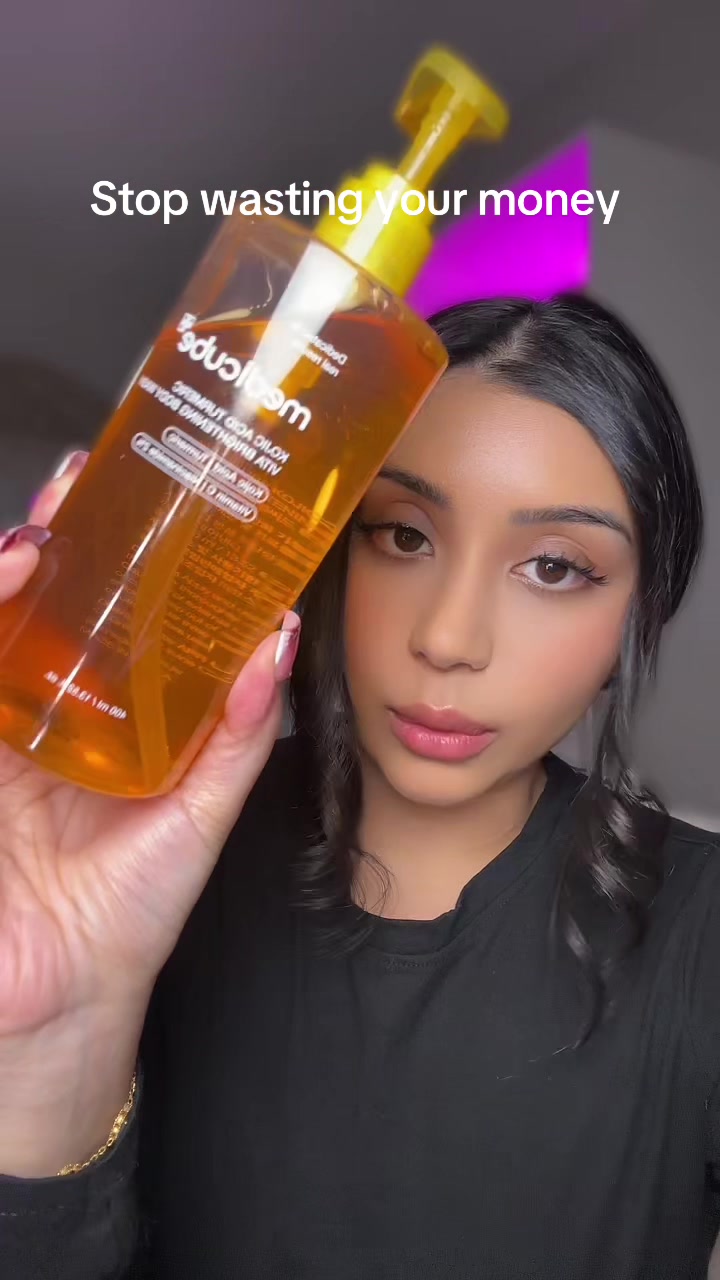 TikTok post by @annekoii for Medicube. Caption reads: @medicube global #medicubekojicacid [...].