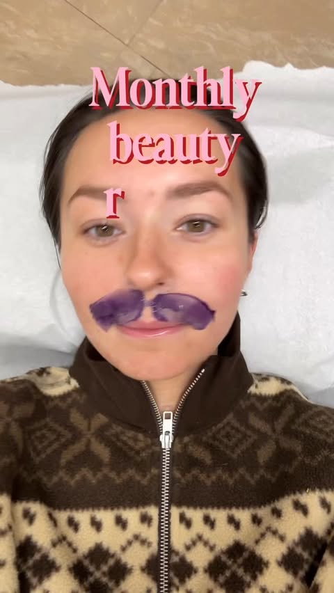 Instagram post by @kelseykotzur for European Wax Center. Caption reads: [...] Red. Mustache? GONE ✌🏻going to....