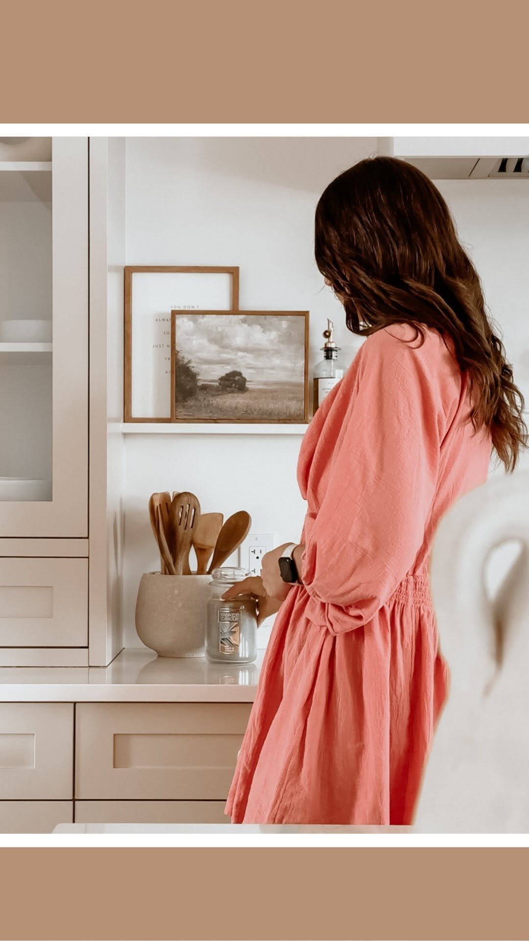 Instagram post by @j.vangaalen for Yankee Candle. Caption reads: #ad Want to know how I make my home feel....