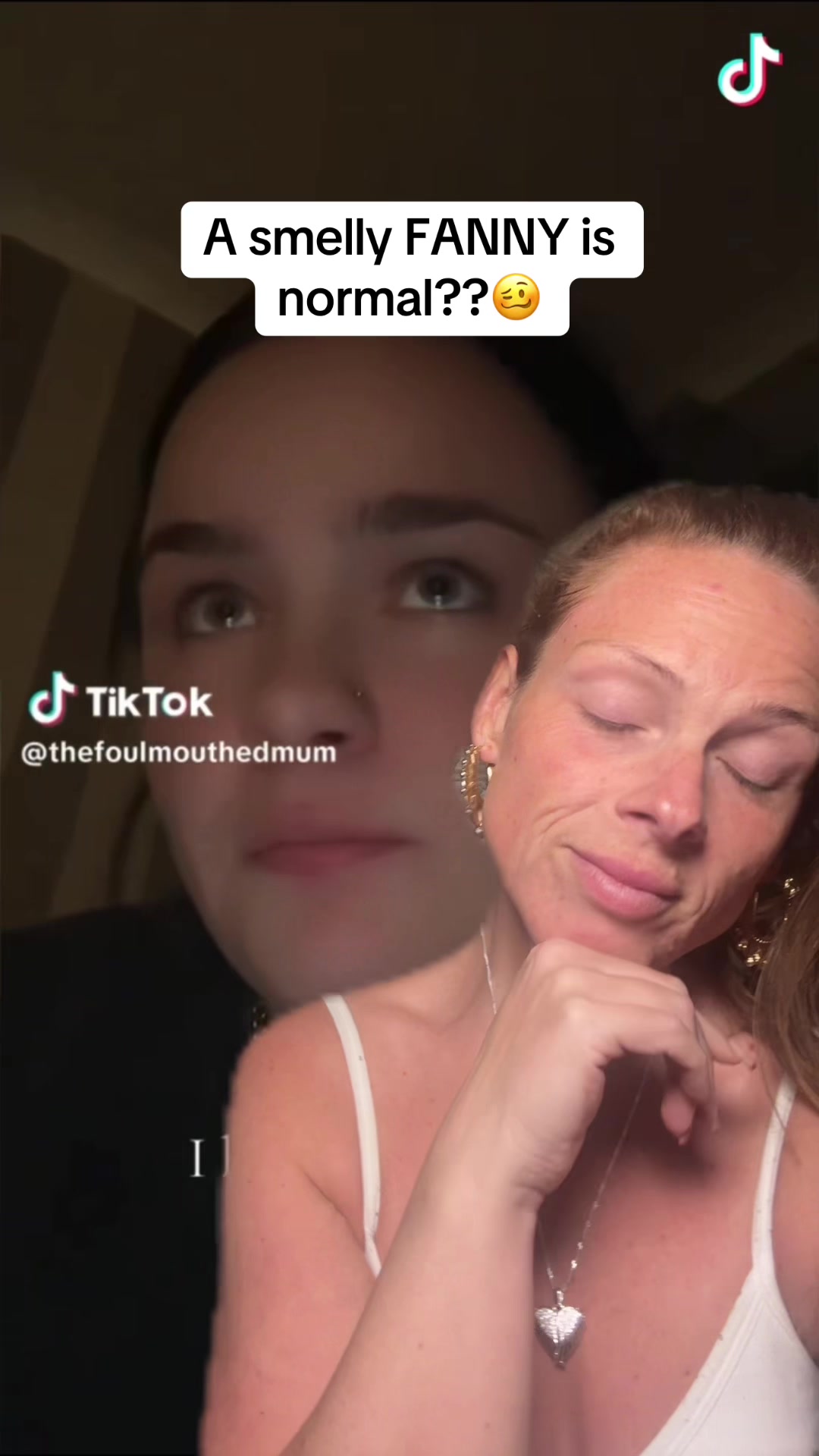 TikTok post by @sleevedsarahh for Womenli Supplements. Caption reads: [...] to speak about it 🥴🤷🏼‍♀️ @Womenli....