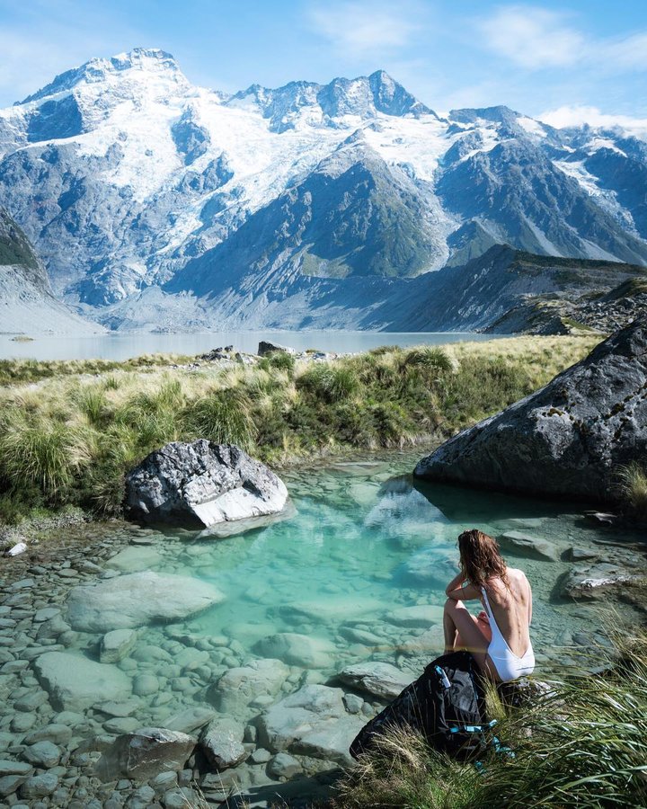 Instagram post by @everchanginghorizon for Wilderness Culture. Caption reads: We set out to make it to Hooker Lake... but these....