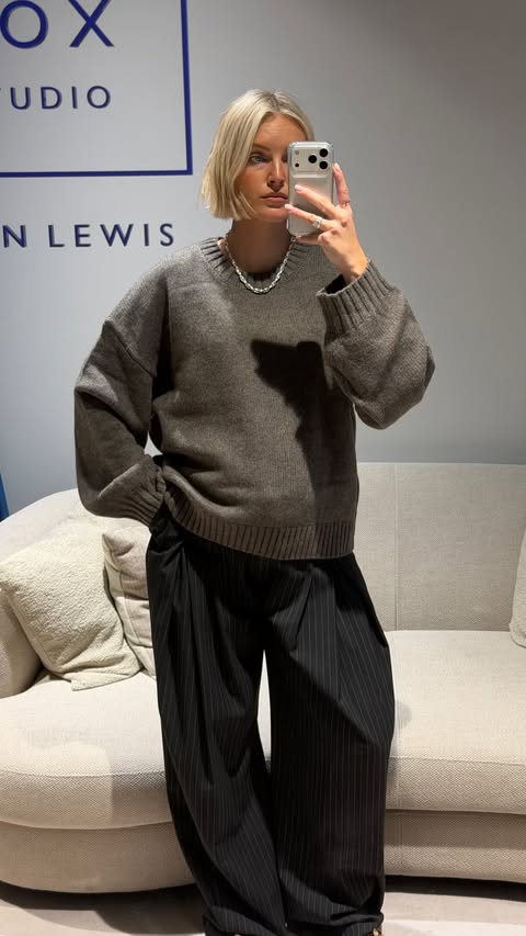 Instagram post by @pollyvnewman for John Lewis & Partners. Caption reads: AD Who knew @johnlewis had SUCH a great selection....