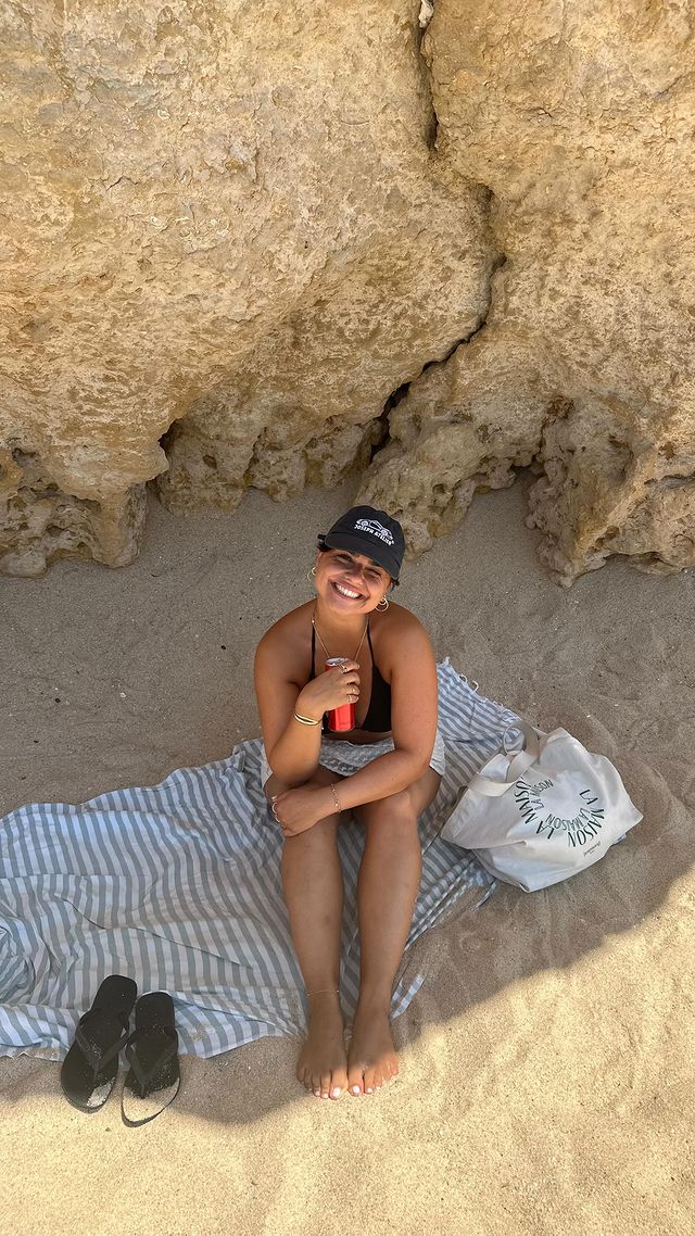 Instagram post by @elasesil for Bruna The Label. Caption reads: [...] up my life with my fav jewelry from....