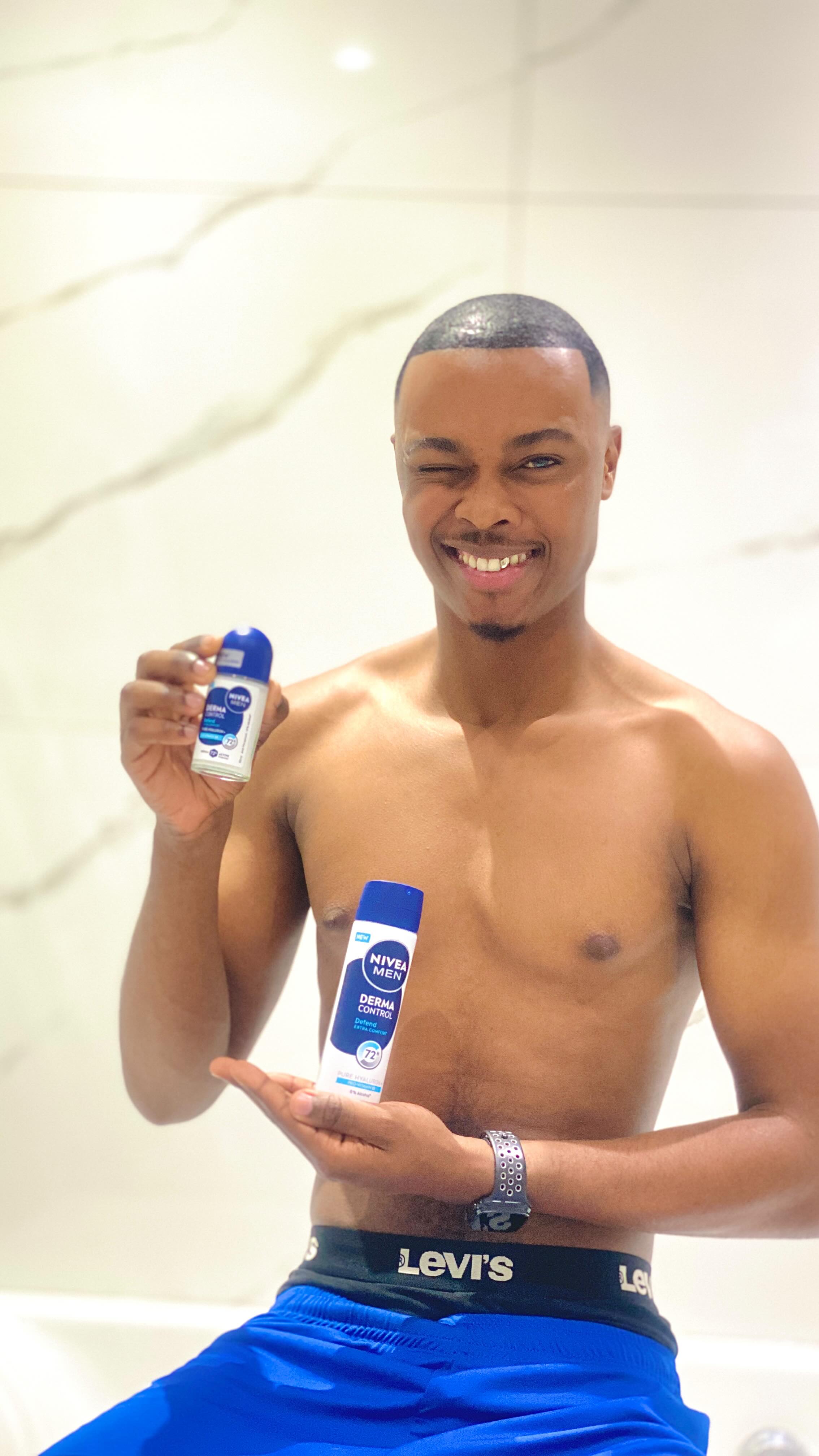 Instagram post by @kagiso_shange_ for Brand Advisor. Caption reads: Skincare for underarms without compromising on....