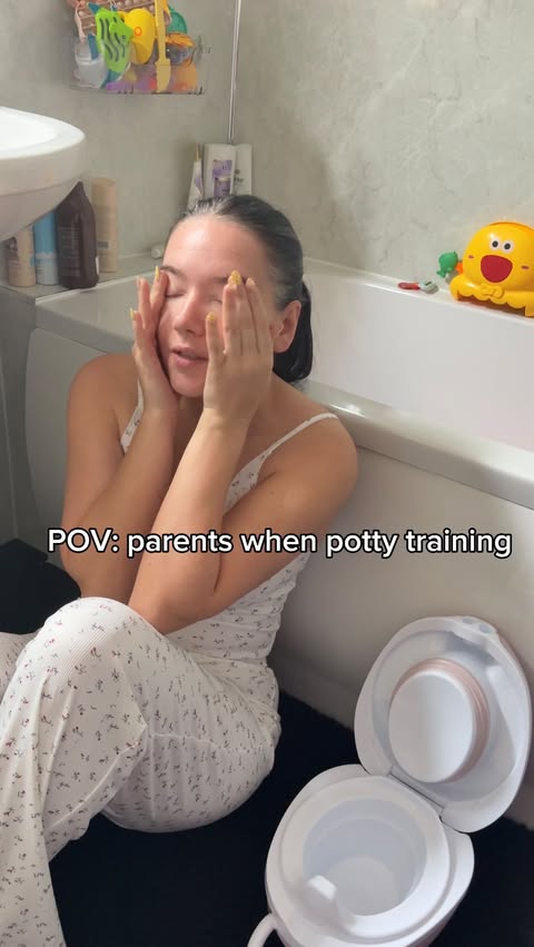 Instagram post by @junieandmama for My Carry Potty. Caption reads: @mycarrypotty is the only thing keeping me sane....