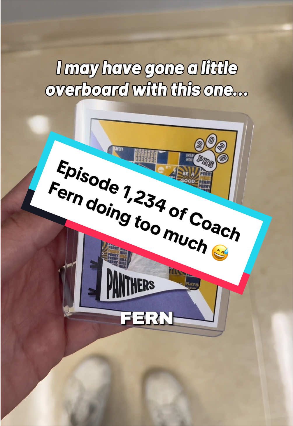 TikTok post by @coachfernpe for CampSnap. Caption reads: PE teachers see A LOT of kids. Over the course of....