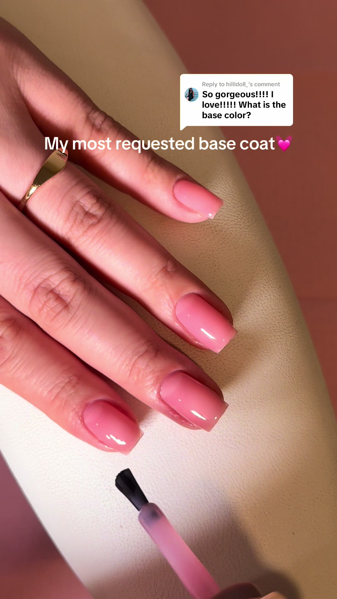 TikTok post by @emmamichellecee for GAOY. Caption reads: [...] to @hillldoll_ I did 3 coats using....
