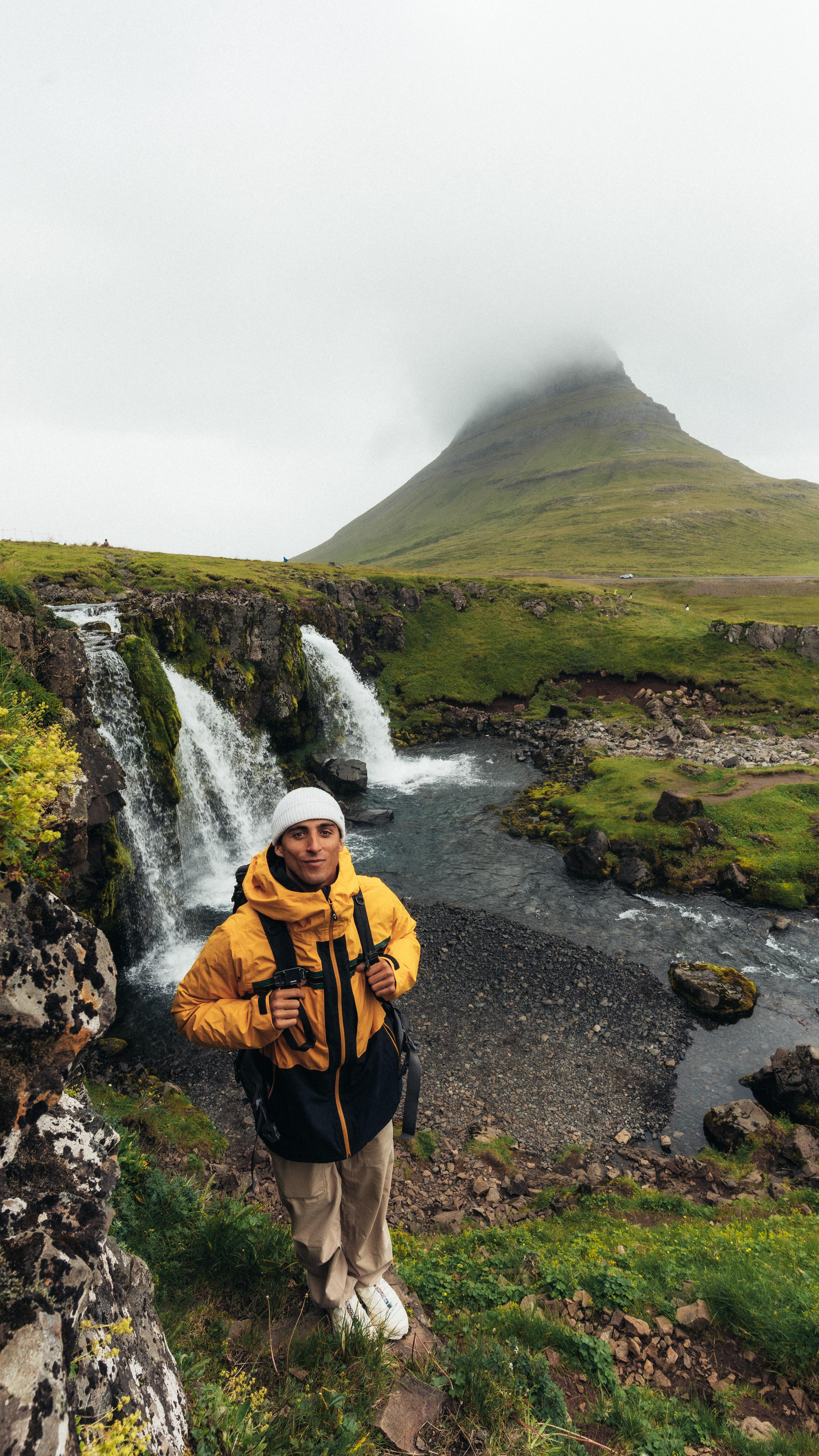Instagram post by @felipvives for American Tourister. Caption reads: Having fun with my drone and FPV around iceland....