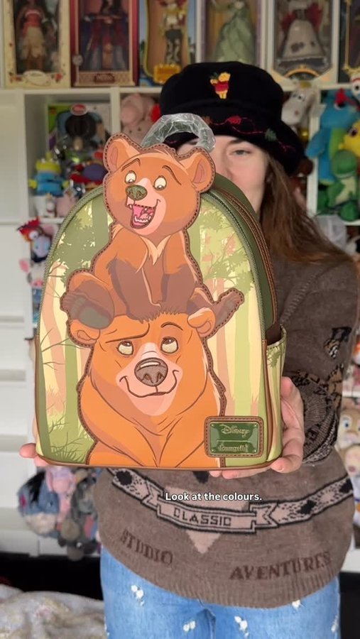 Instagram post by @elz.smart for Get Ready Comics. Caption reads: [...] Brother Bear Loungefly exclusive to Get....