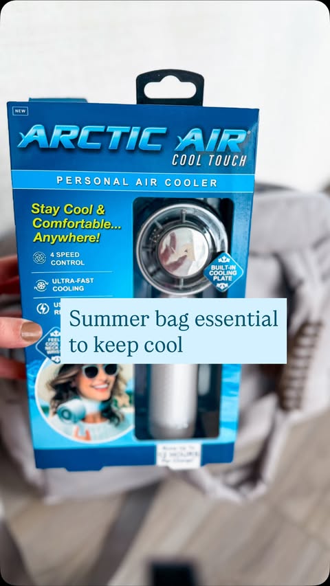 Instagram post by @thejennaleigh3 for Ontel Products. Caption reads: [...] #amazonfinds #ArcticAirAmbassador....