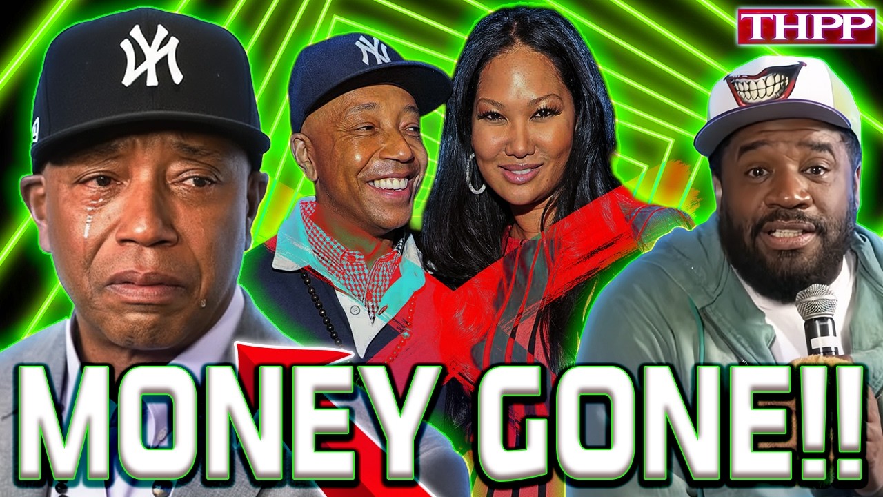 YouTube post by @THPPNetwork for Tiege Hanley. Caption reads: "DEADBEAT DAD"Russell Simmons $12,000,000 Support....