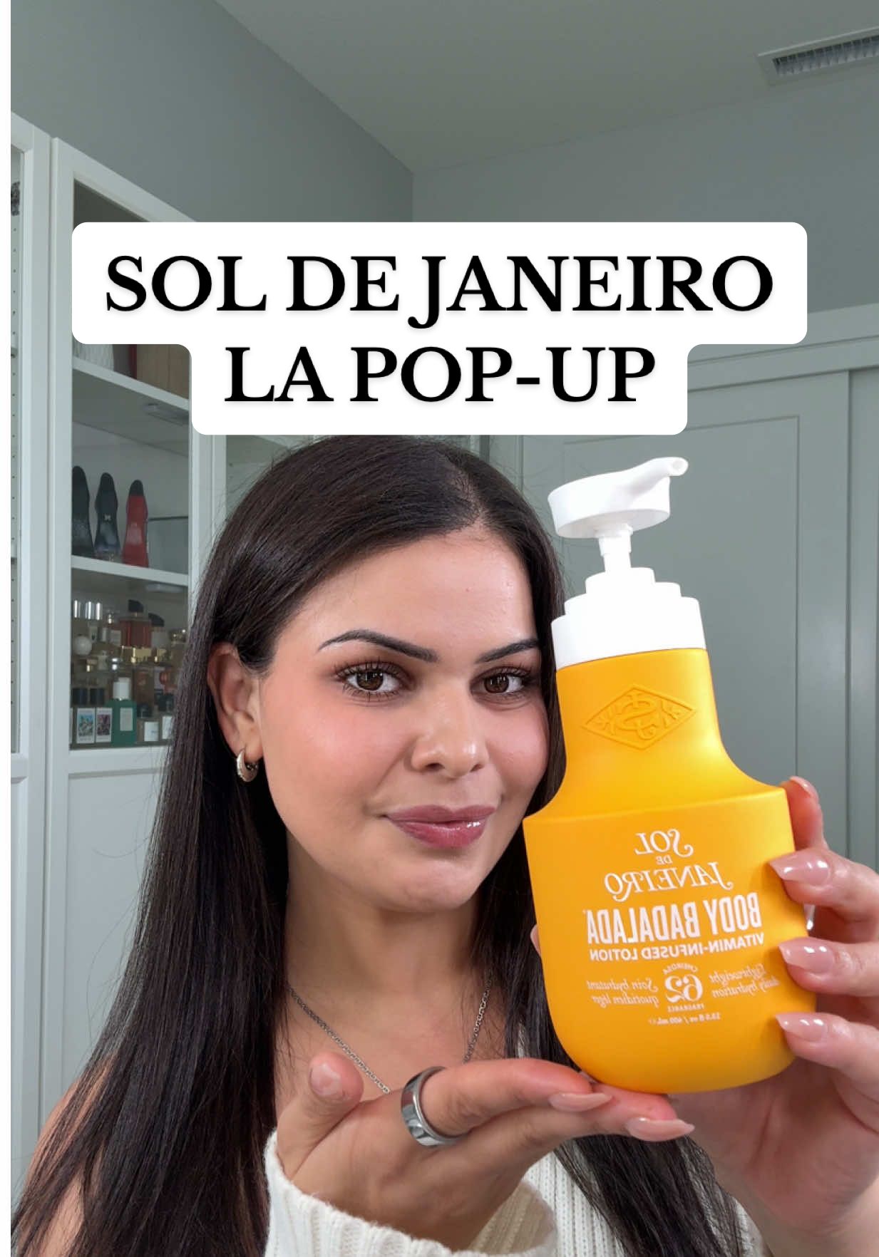 TikTok post by @sorayaskincares for Sol de Janeiro. Caption reads: [...] miss out on this iconic @Sol de Janeiro....