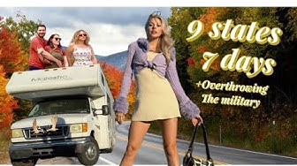 YouTube post by @MicarahTewers for thredUP. Caption reads: THRIFTING THROUGH NEW ENGLAND.