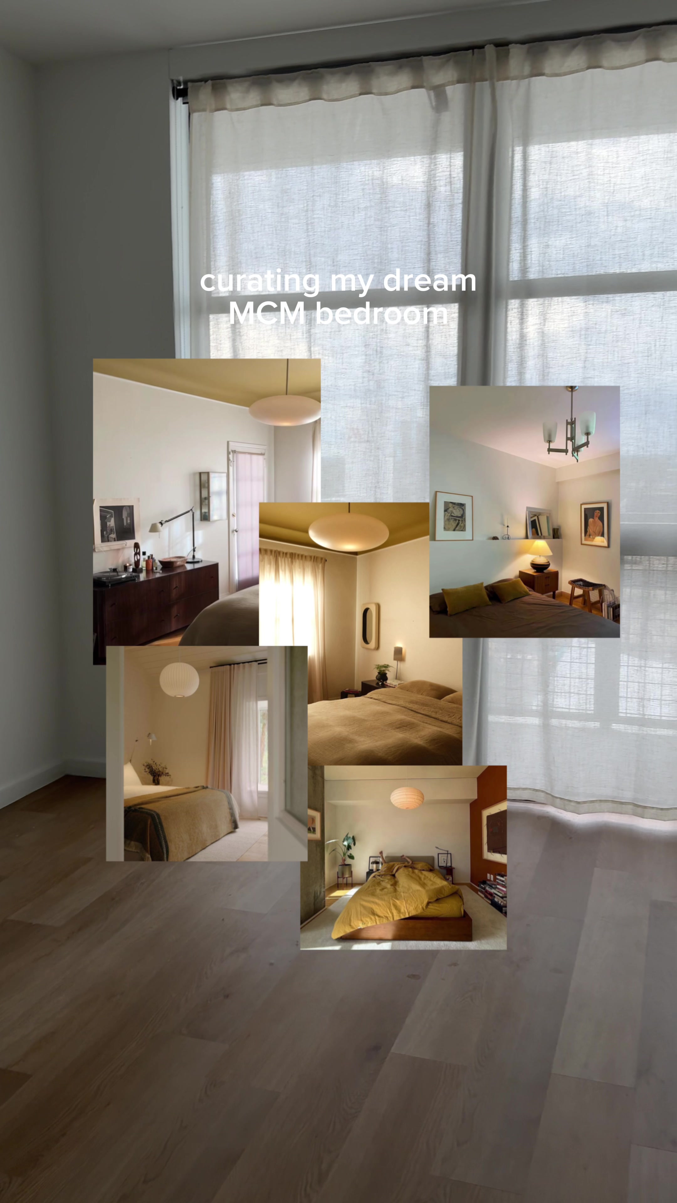 TikTok post by @sydneyyyydiana for Silk & Snow. Caption reads: [...] show you my new bedroom setup 🤭 ty @Silk &....