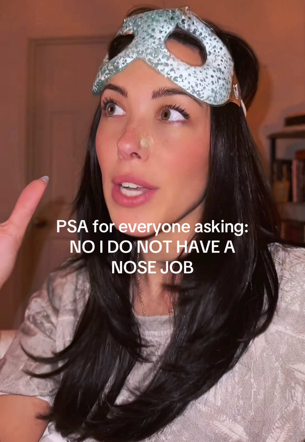 TikTok post by @diamondnicolew for Intake Breathing. Caption reads: [...] a deviated septum you need these @Intake....