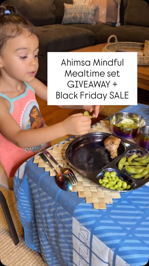 Instagram post by @malikadudley for Ahimsa Home. Caption reads: 💕 DISCOUNT CODE 💕

Did you know the American....