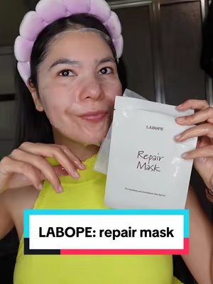 TikTok post by @rbkdevelasco for NuriLounge.us. Caption reads: [...] #GlowySkin #SheetMask #skincaretips....