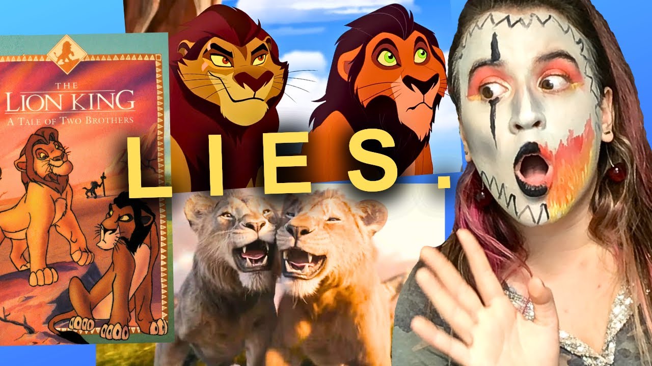 YouTube post by @AthenaPOfficial for World Anvil. Caption reads: EVERY SCAR BACKSTORY (does the Mufasa movie make....