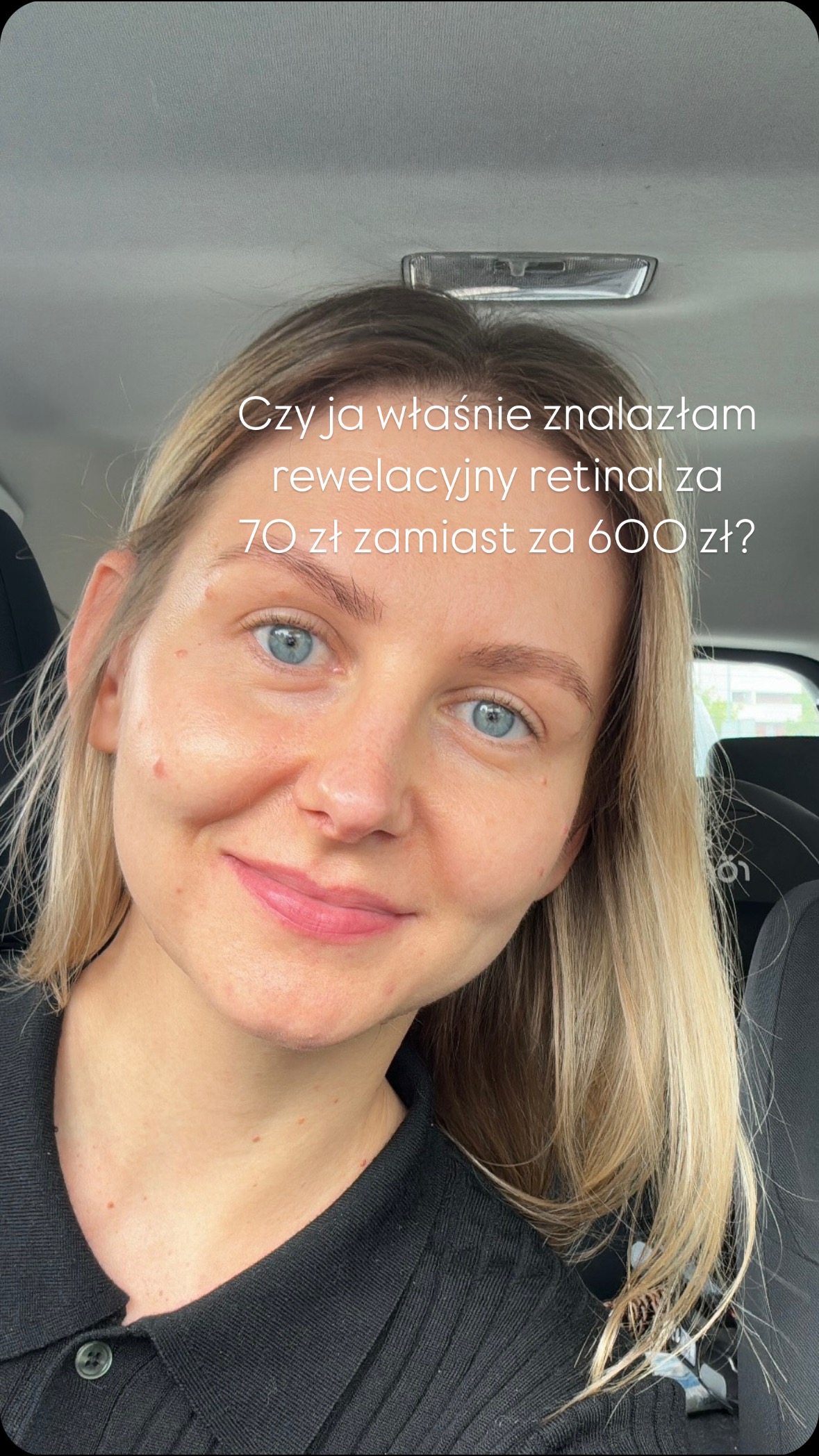 Instagram post by @magda_cygan for COSIBELLA. Caption reads: Oto one! Obiecane retinale (i jeden retinol), 3 w....