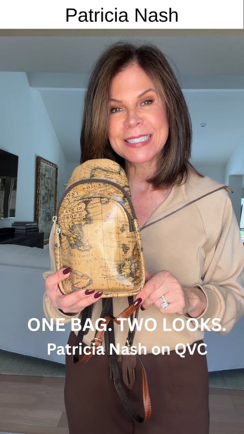 Instagram post by @gwenliveswell for Patricia Nash Designs. Caption reads: One bag. Two totally different looks. ✨

This is....