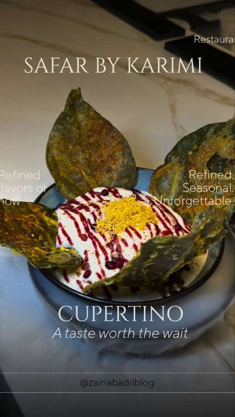 Instagram post by @zainabadilblog_ for DoorDash. Caption reads: This newly launched restaurant is an absolute must....