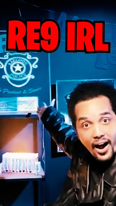 Instagram post by @gsmvoid for ALIENWARE. Caption reads: [...] Resident Evil: Requiem powered by @alienware....