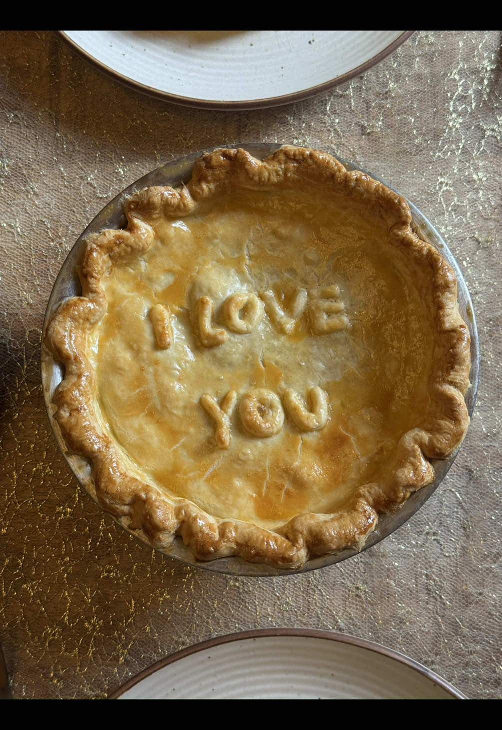 TikTok post by @bonniedefriesfood for Waitrose. Caption reads: AD I’m saying it with food this Christmas with....