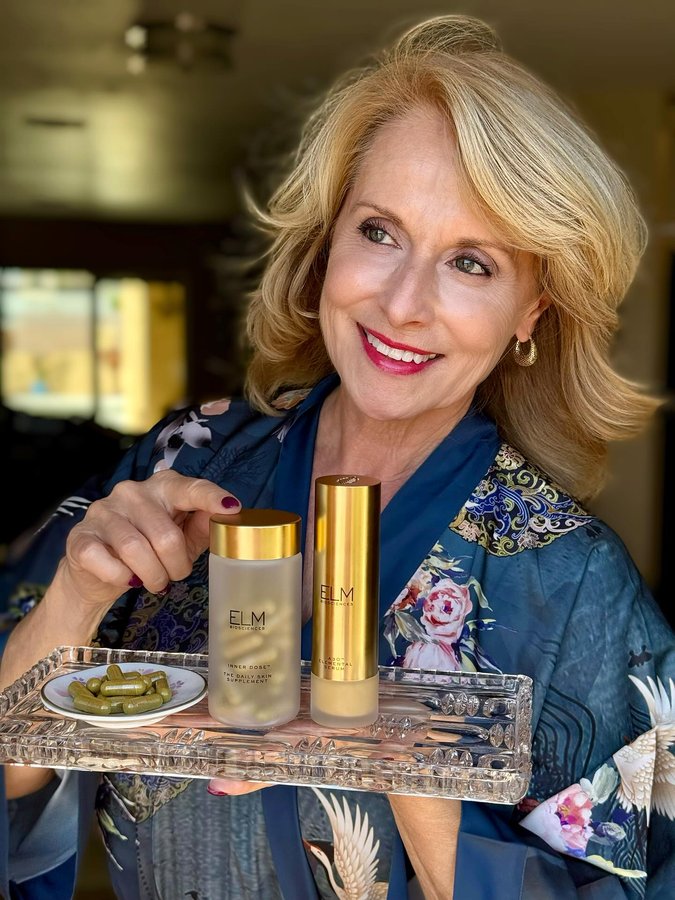 Instagram post by @barbieholmes for Elm Biosciences. Caption reads: [...] the queen herself 👑) just launched....