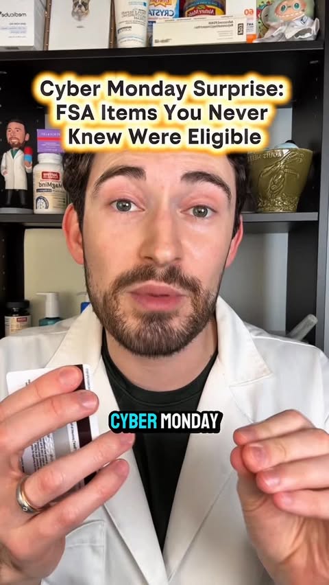 Instagram post by @millennialrx for RENPHO. Caption reads: Most people have NO idea their FSA covers these....