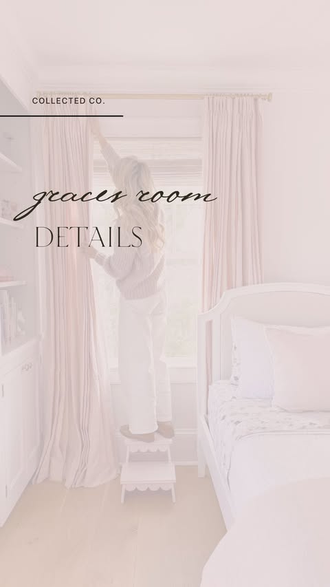 Instagram post by @collectedco_ for Twopagescurtains. Caption reads: They grow so fast… and somehow the smallest....