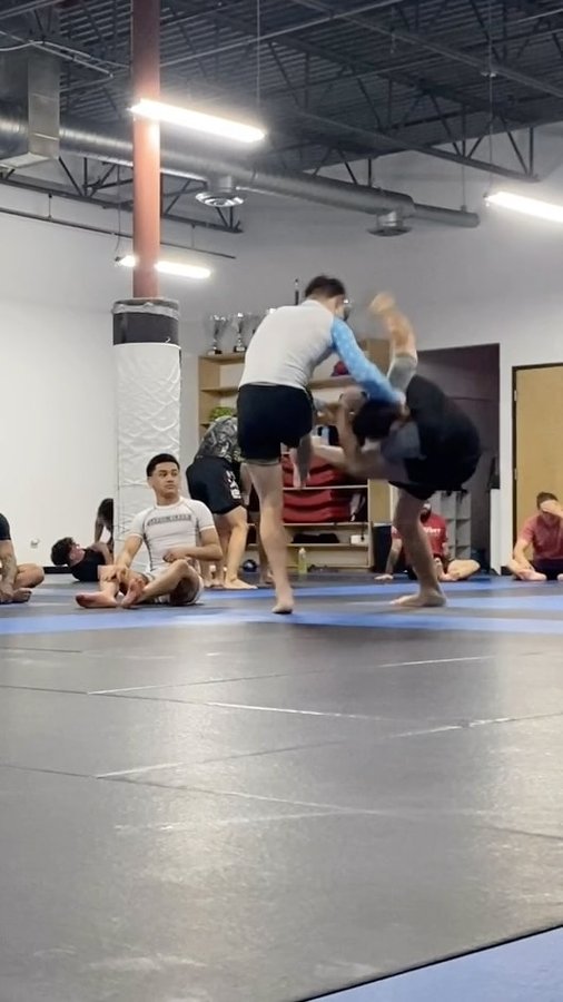 Instagram post by @n7ckortiz for XMartial. Caption reads: [...]  with simulation training in some 🔥....