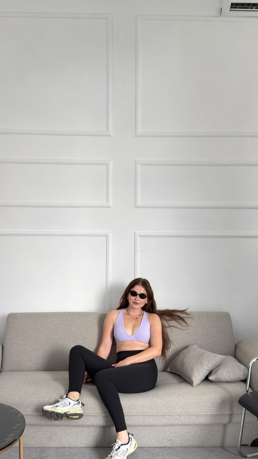 Instagram post by @tika.creator for Sunzel. Caption reads: Obsessed with my new Sunzel set 💕 
The open-back....