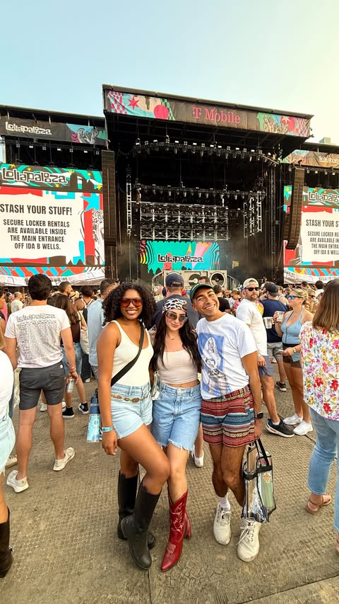 Instagram post by @michelleposts for Lollapalooza. Caption reads: You did your big one @lollapalooza ✨🍭 #Charlixcx,....