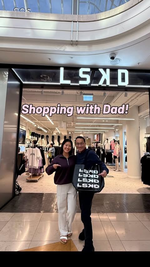 Instagram post by @alicia.chan29 for LSKD. Caption reads: [...] only right we treated him to some new @lskd....