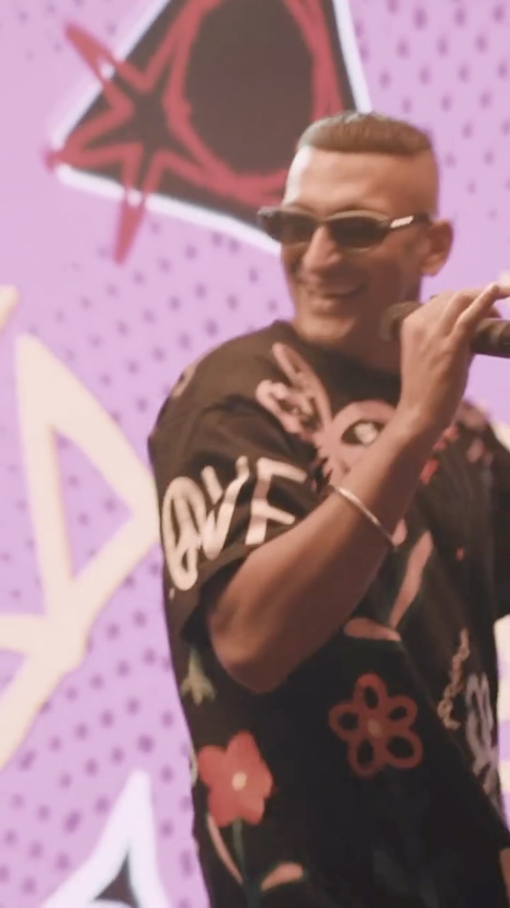 Instagram post by @farishafi for inDrive. Caption reads: When the king of rap takes the mic, you listen.....