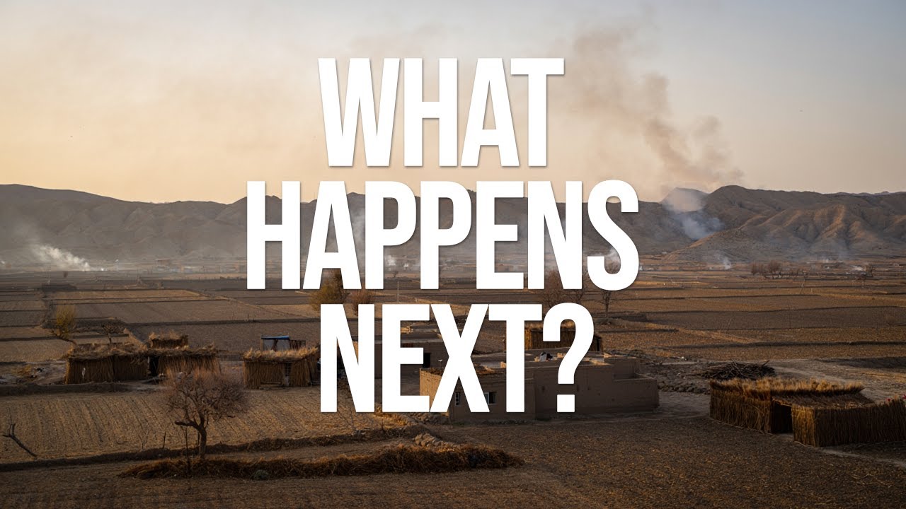 YouTube post by @warographics643 for The Guardian. Caption reads: Pakistan and Afghanistan Are On the Brink of War..