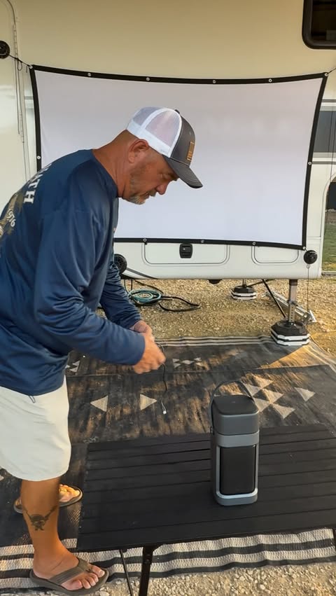 Instagram post by @gills_on_wheels for Soundcore. Caption reads: [...] brand new @nebula_byanker portable....