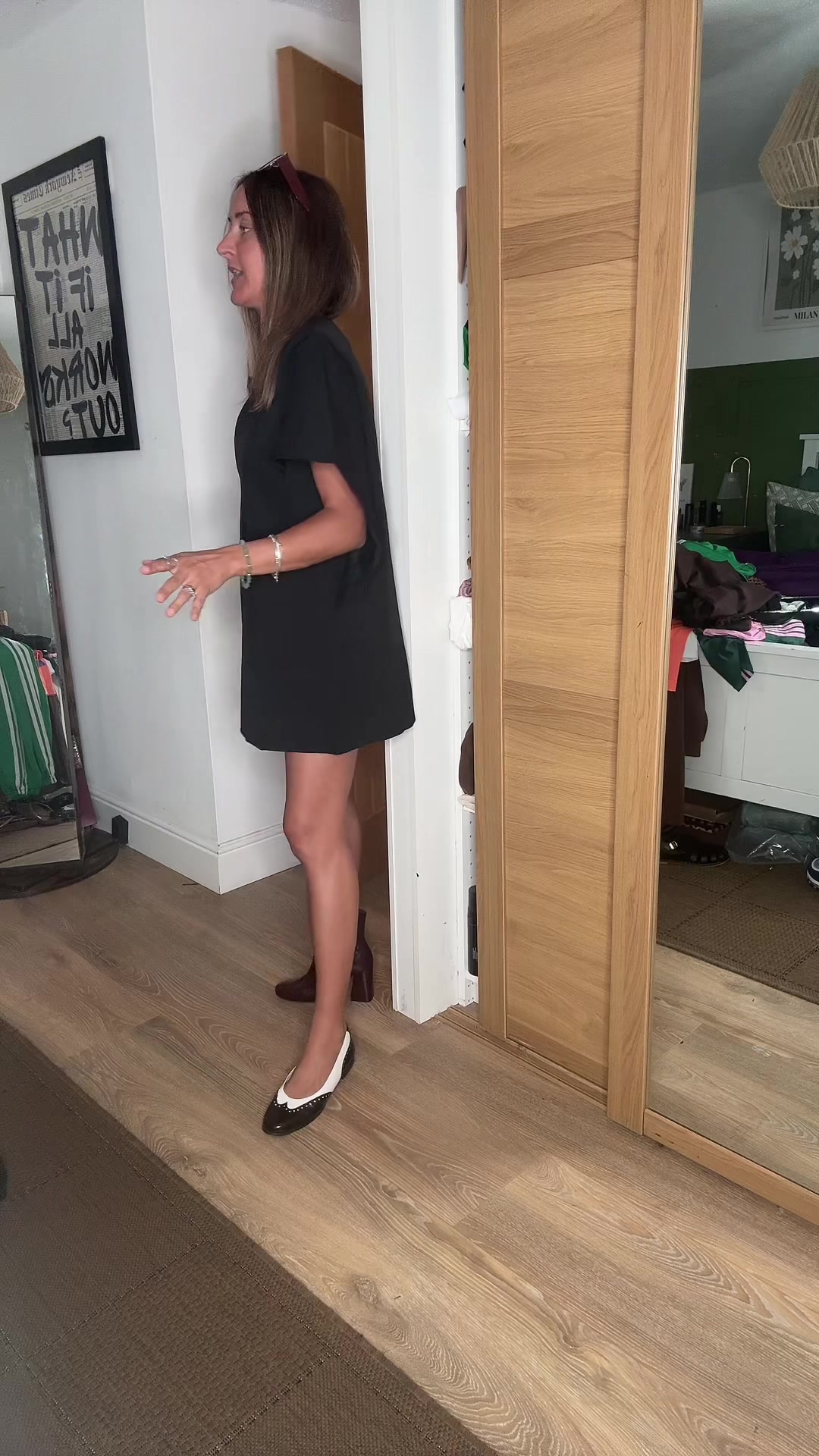 TikTok post by @sadiequeen88 for uoozee. Caption reads: Love this dress by @UOOZEE FASHION Just dunno what....