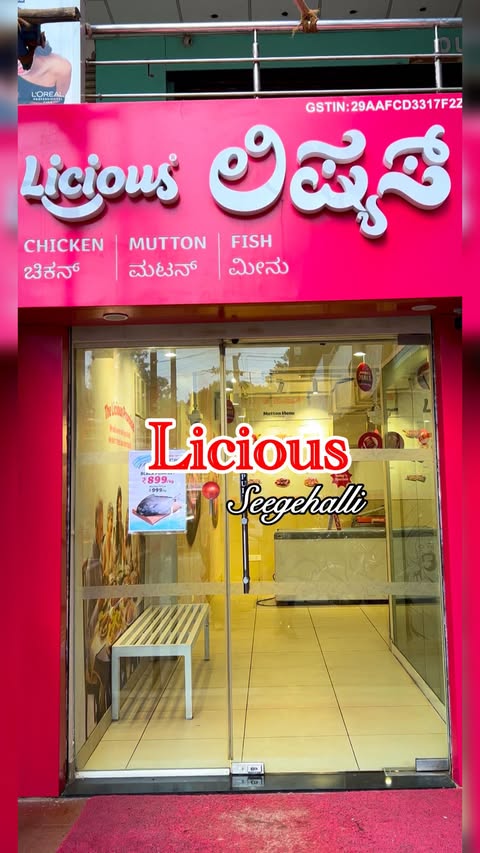 Instagram post by @foodalley_india for Licious. Caption reads: [...] ingredients. Today, I stopped by the Licious....