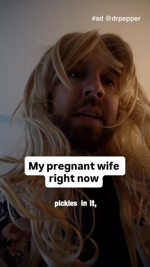Instagram post by @treynkennedy for Dr Pepper. Caption reads: [...] wife right now #ItsAPepperThing @drpepper.