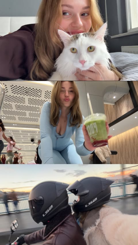 Instagram post by @buseagacbacak for FOREO. Caption reads: A day full of me💌🧘🏼‍♀️🍵....