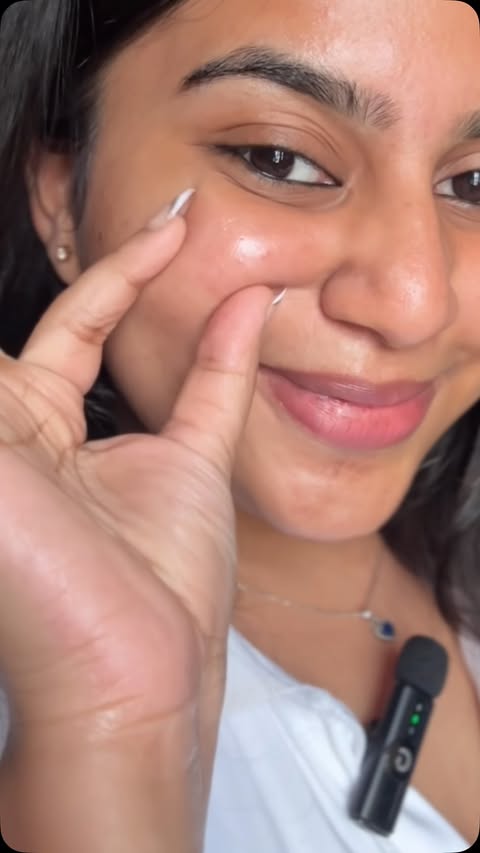Instagram post by @devikala.srinivasann for Hyphen. Caption reads: [...] be in your skincare routine !! @letshyphen....