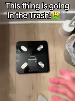 TikTok post by @world_of_deals_ for Alcedo Health. Caption reads: Gotta track it! @Alcedo Official #smartscale....