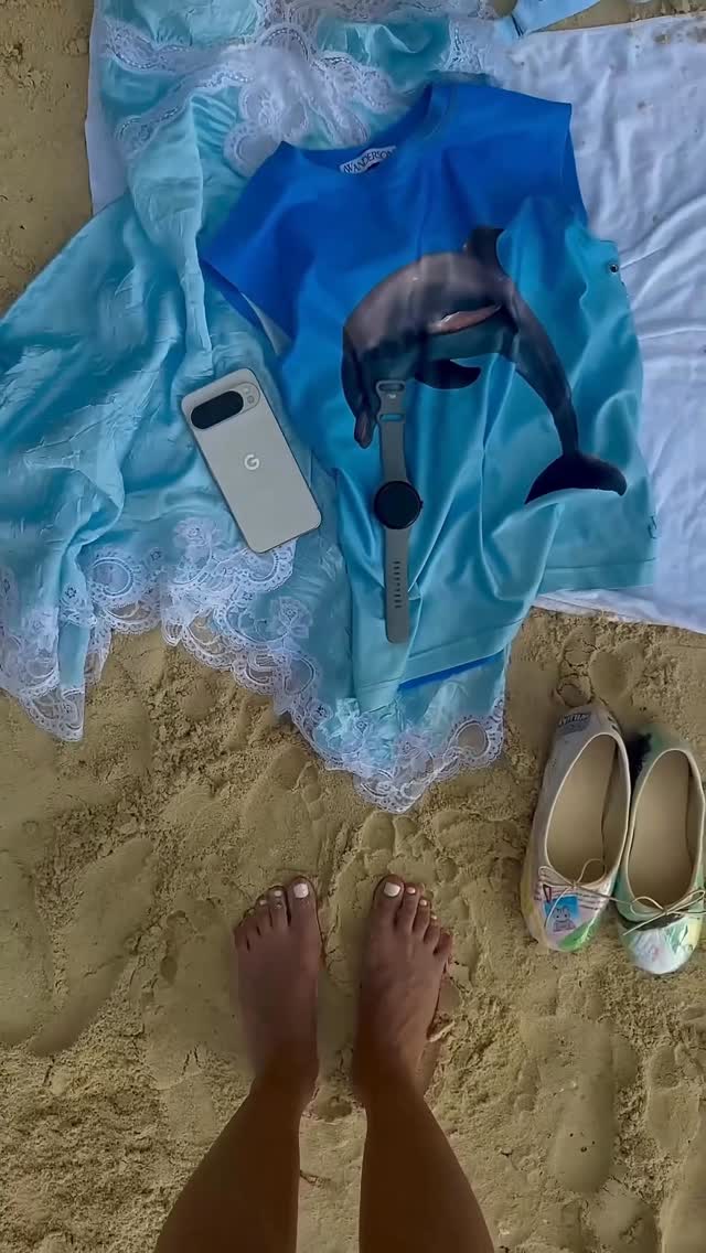 Instagram post by @_magda__ for Google Pixel. Caption reads: Exploring the most beautiful little island I’ve....