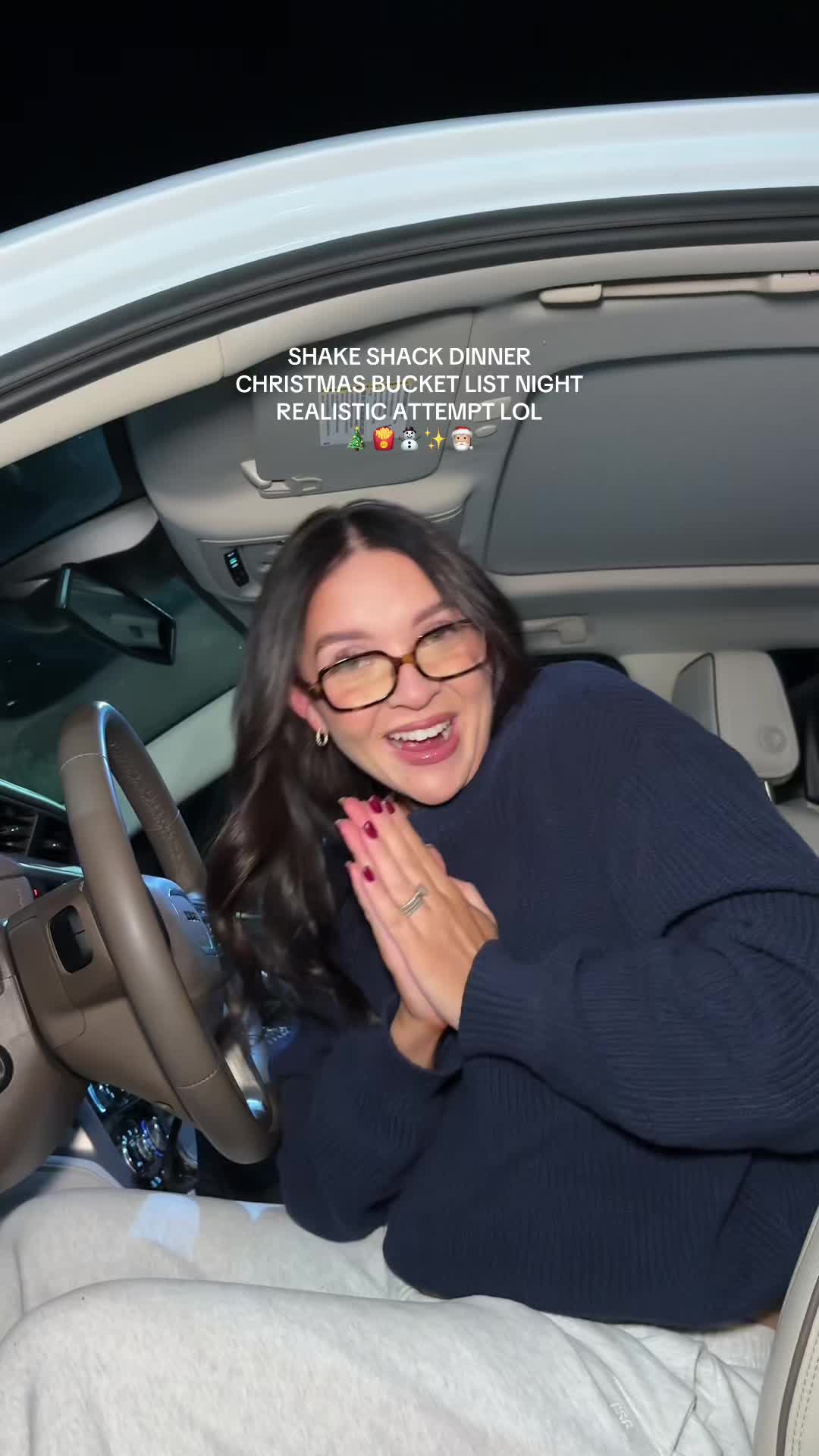 TikTok post by @kencradic for Shake Shack. Caption reads: We will TRY AGAIN…how’re we doing night activities....