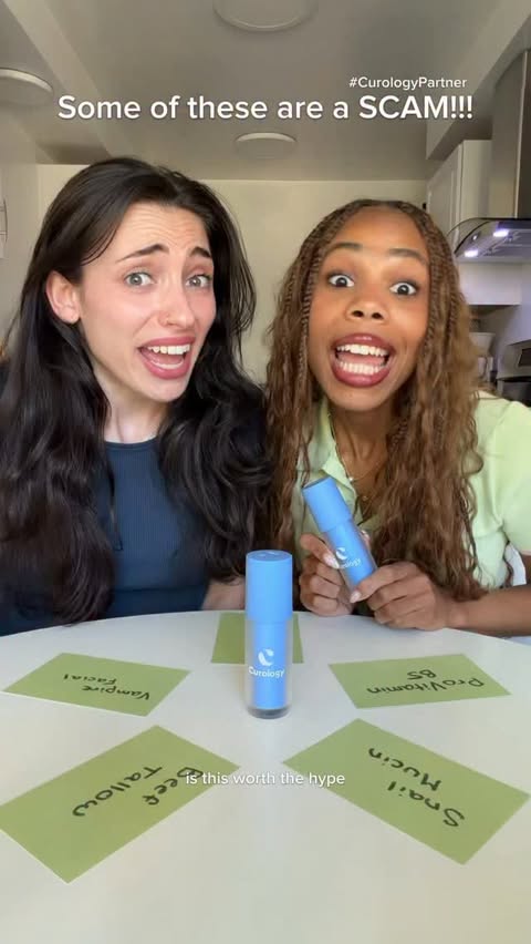 Instagram post by @soellegirls for Curology. Caption reads: #CurologyPartner You know what’s NOT overhyped??....