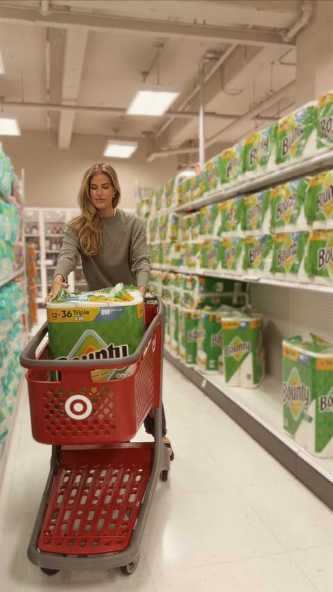 Instagram post by @ashley.paiige for Dawn. Caption reads: [...] (and a few cute finds) from @target ♥️🧼....