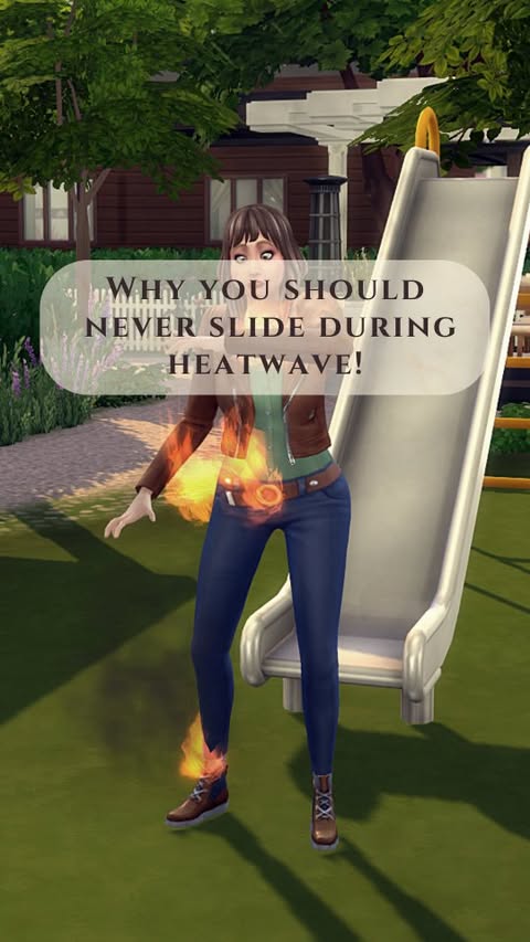 Instagram post by @dzidziak86 for The Sims. Caption reads: ​If you have The Sims 4 Seasons and Adventure....